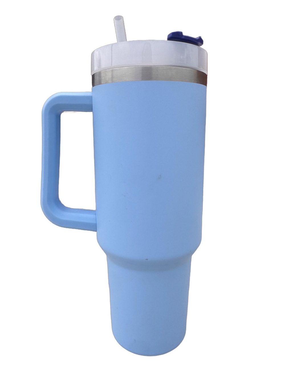 Stanley Sky Blue Insulated 40oz Travel Tumbler with Handle & Straw - Picture 3 of 6